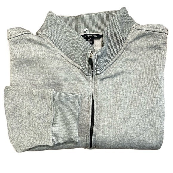 Urban Frontier Other - Urban Frontier NEW Mens 1/4 Quarter Zip Sweatshirt Gray Size XXL Casual Active